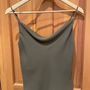 Babaton top in olive green XXS with adjustable straps